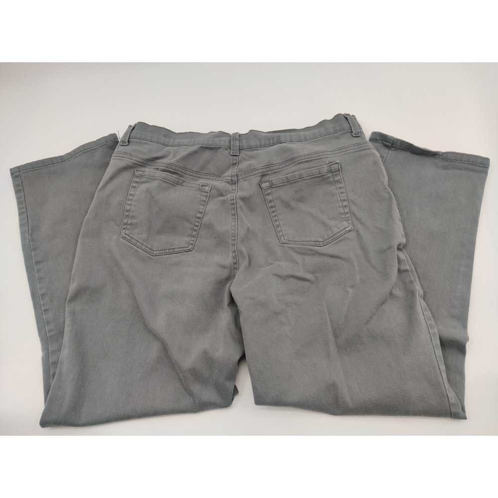 Gloria Vanderbilt Amanda Grey Wash Bootcut Jeans Womens Size‎ 16 Short - Picture 2 of 14